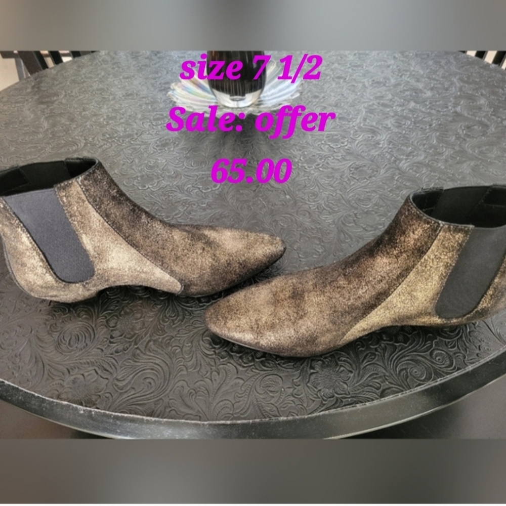 PAOLO  Regan Bootie elegant Ankle Boots Size 7 1/2